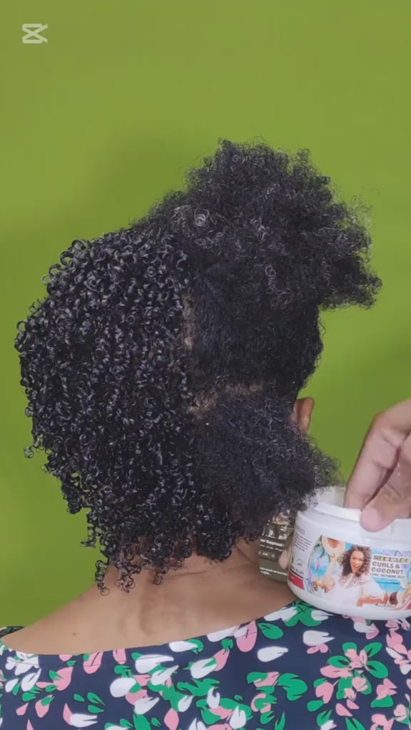 Mekkabo Curls & Coconut (curl defining jelly; 8 oz) (NEW PACKAGING)