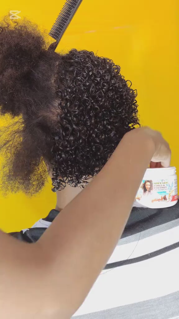 Mekkabo Curls & Coconut (curl defining jelly; 8 oz) (NEW PACKAGING)